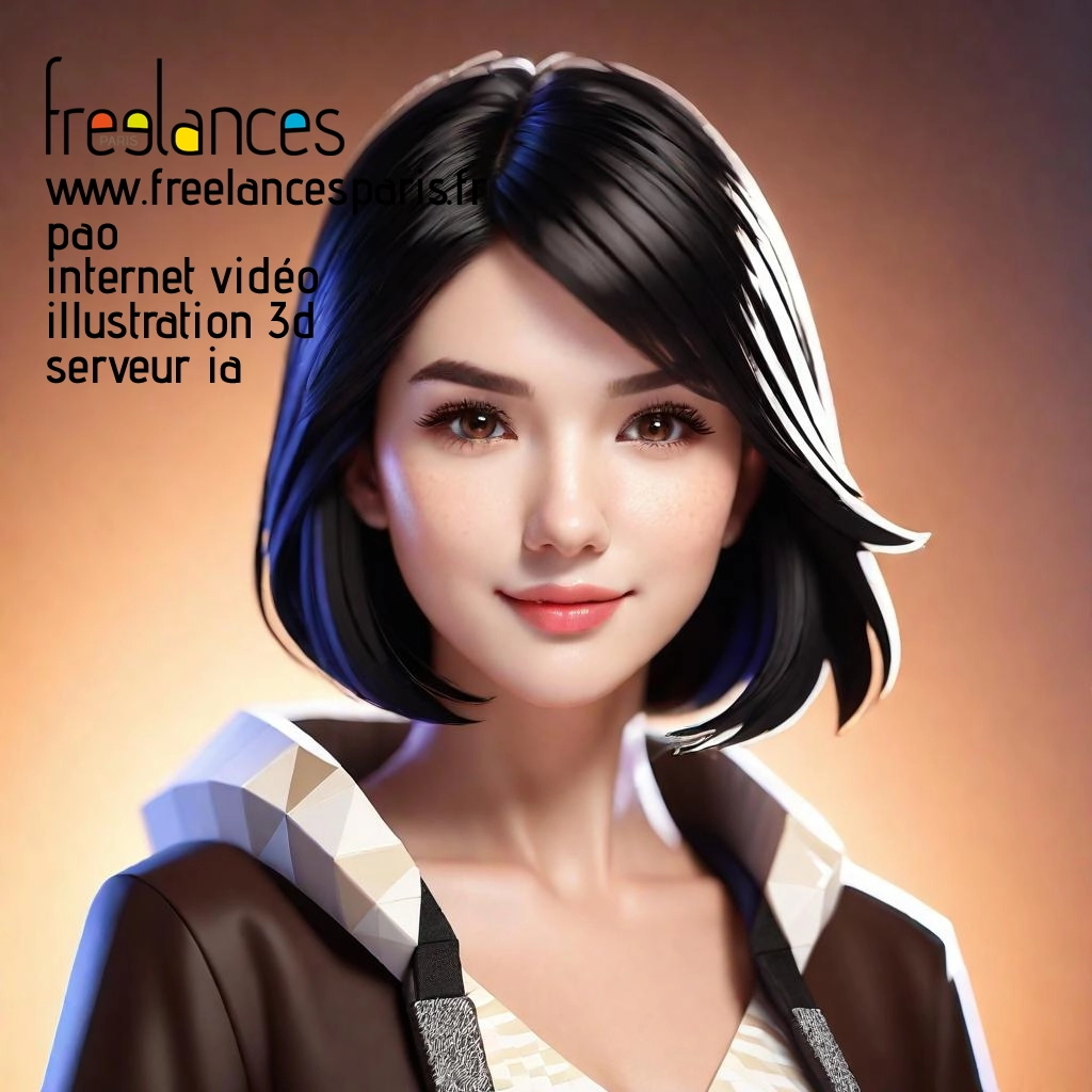 Pao mise en page internet vidéo illustration 3d serveur IA générative AI freelance paris studio de création magazines uzcqsqy0